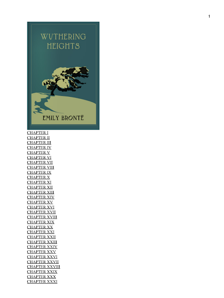 Cover of Wuthering Heights – Emily Brontë