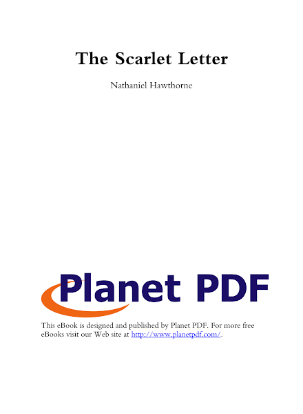 Cover of the scarlet letter