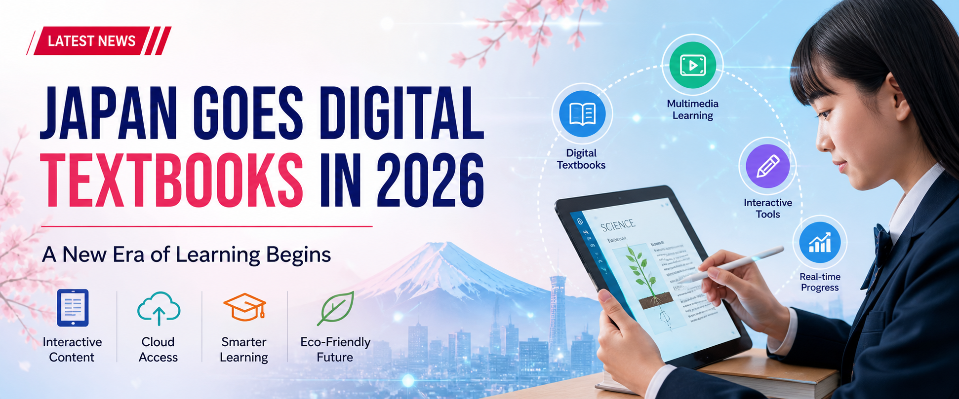 Japan Goes Digital — Tablets Are Now Official Textbooks Under the School Education Law