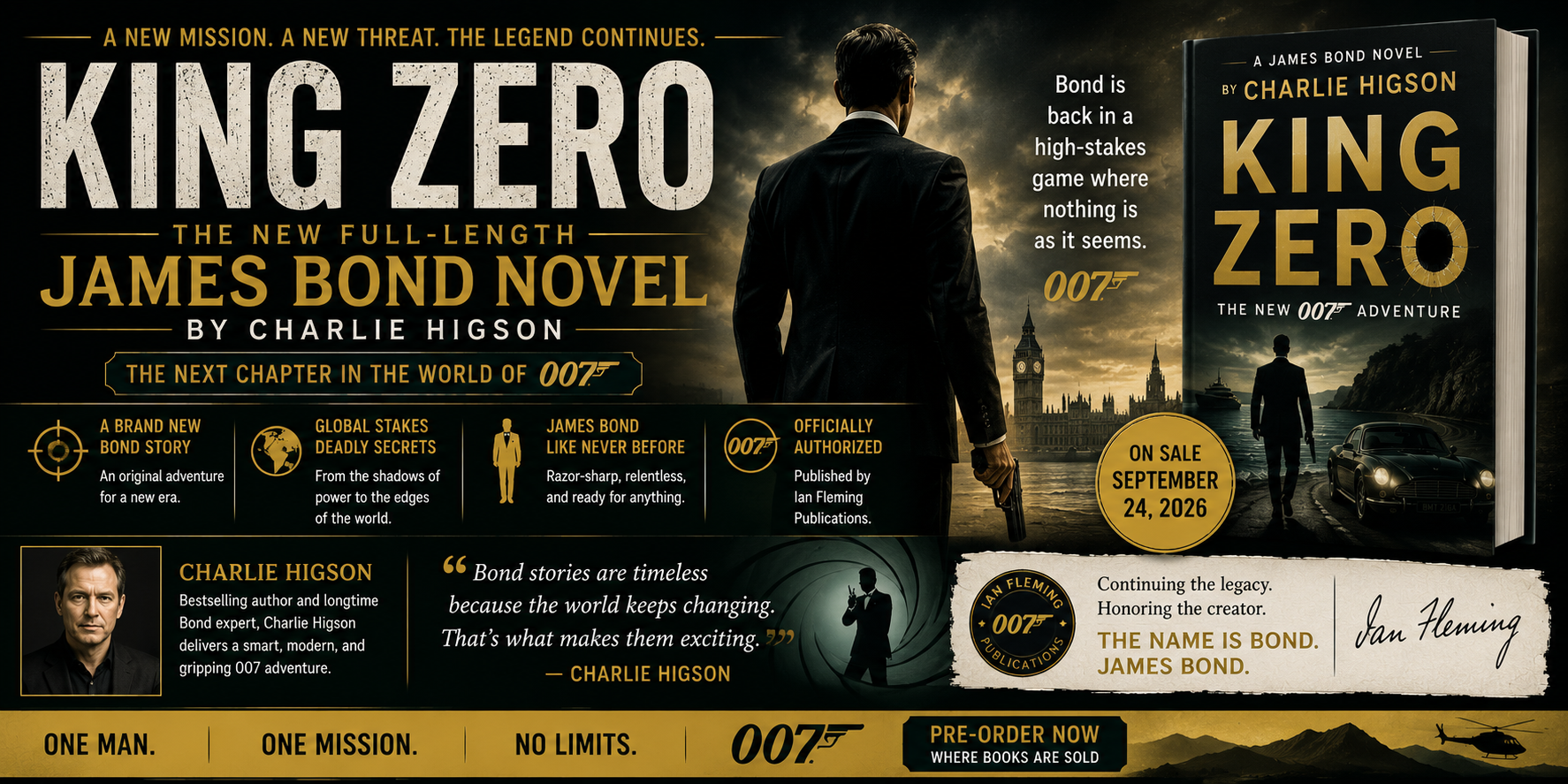 A New Full-Length James Bond Novel Is Coming