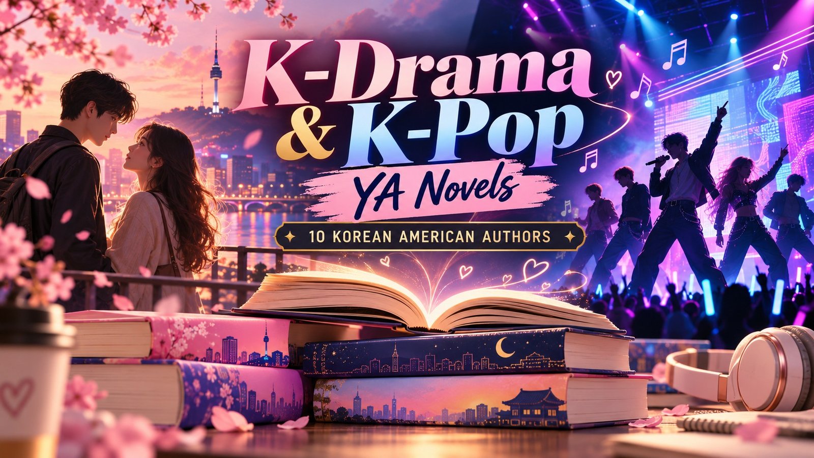 K-drama and K-pop young adult books announcement from Crown Books for Young Readers
