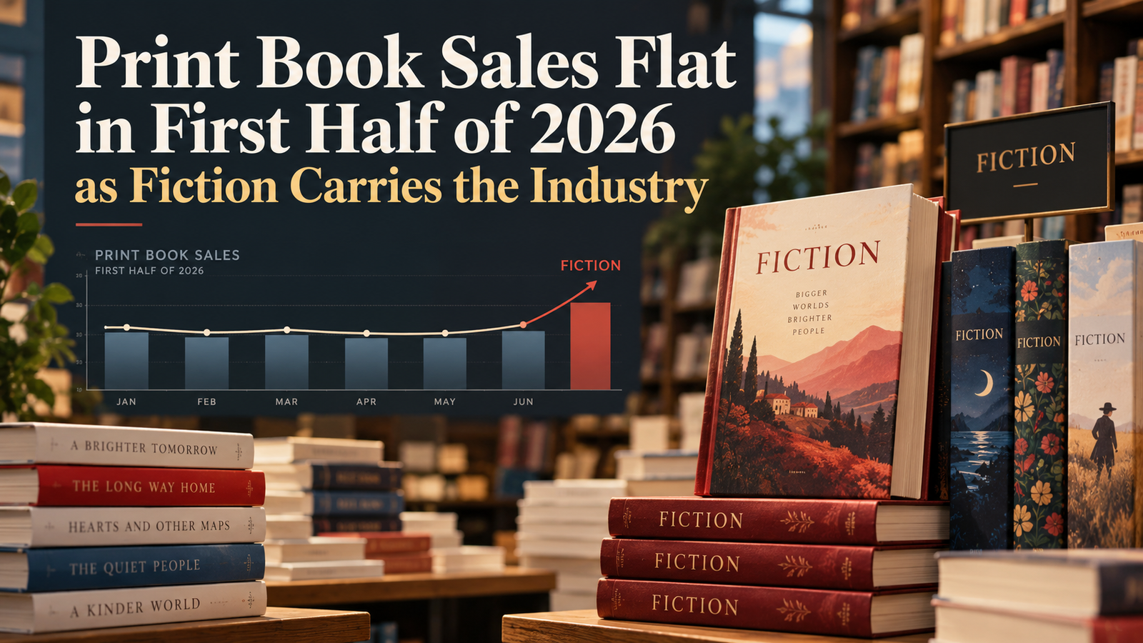 US print book sales trends for the first half of 2026