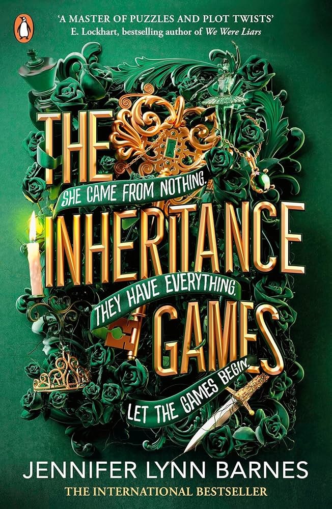 The Inheritance Games book cover by Jennifer Lynn Barnes