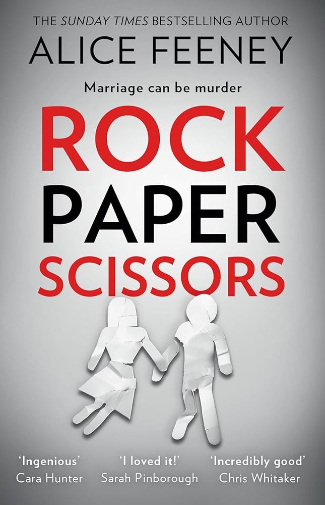 Rock Paper Scissors book cover by Alice Feeney