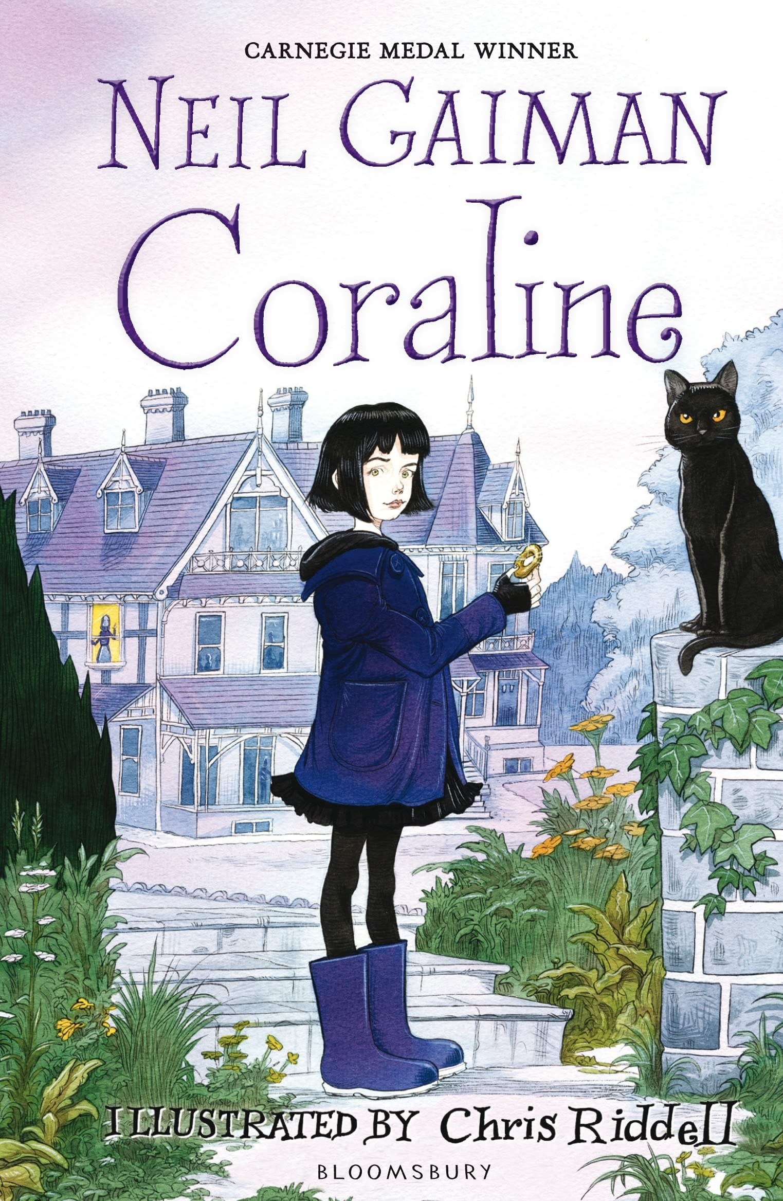 Coraline book cover by Neil Gaiman
