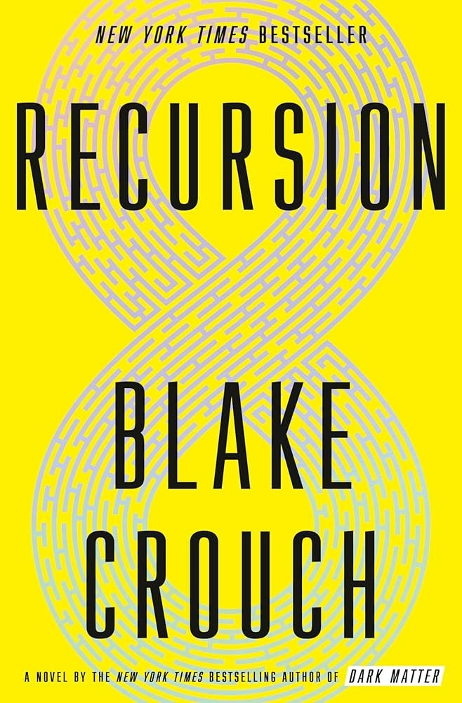 Recursion book cover by Blake Crouch