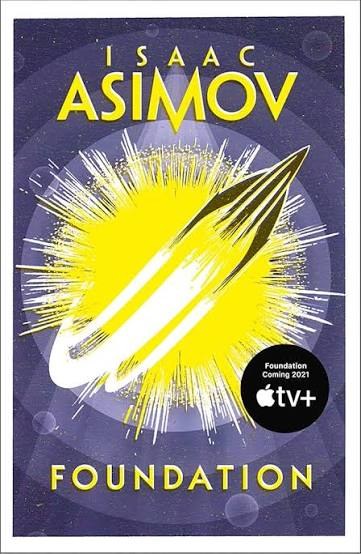 Foundation book cover by Isaac Asimov