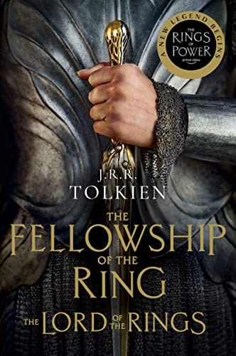 The Fellowship of the Ring book cover by J. R. R. Tolkien