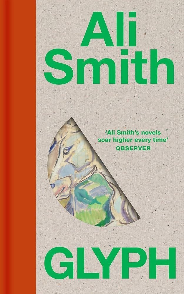 Glyph book cover by Ali Smith