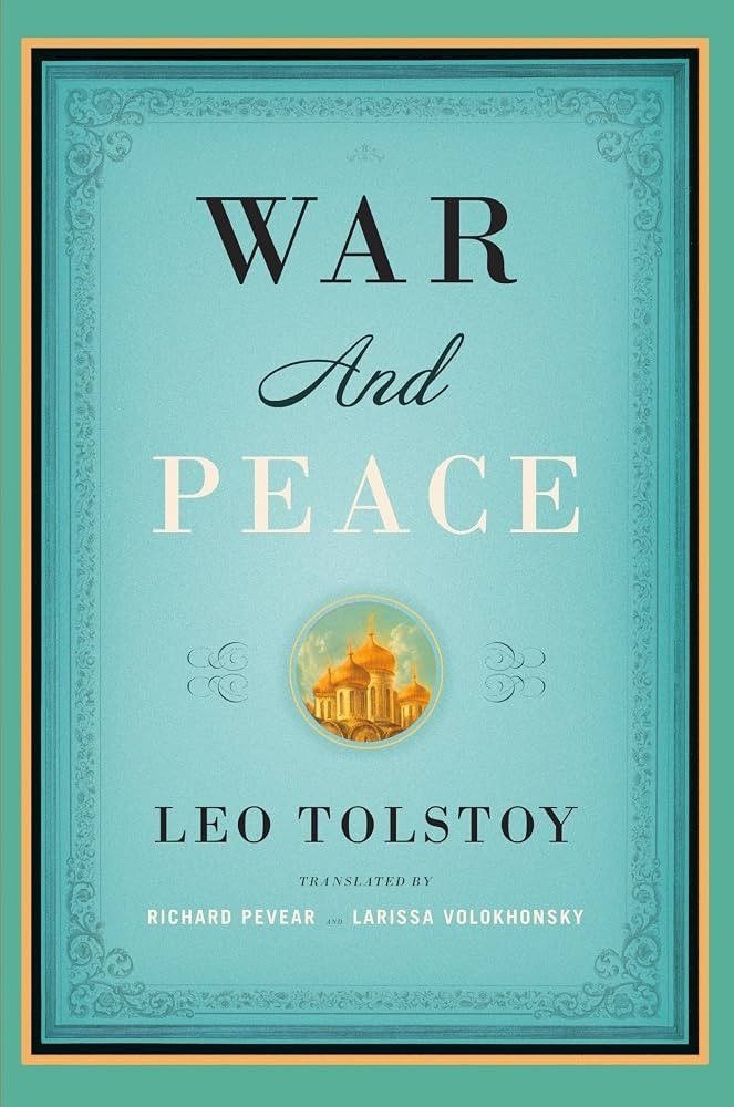 War and Peace by Leo Tolstoy book cover